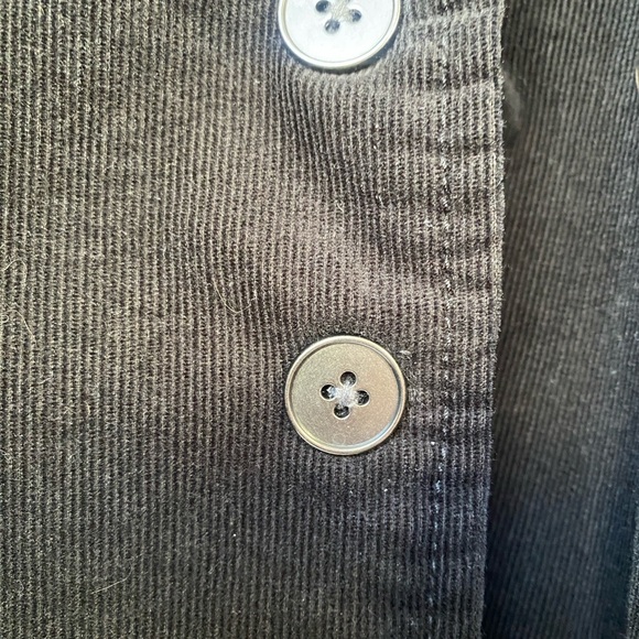 SOCIAL COLLISION Goth Corduroy Button Front Dress Women's Size Medium - Picture 2 of 5